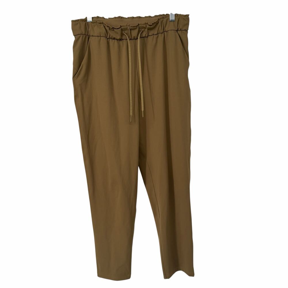 Lululemon Artifact Brown Keep Moving High-Rise Pants Sz 10